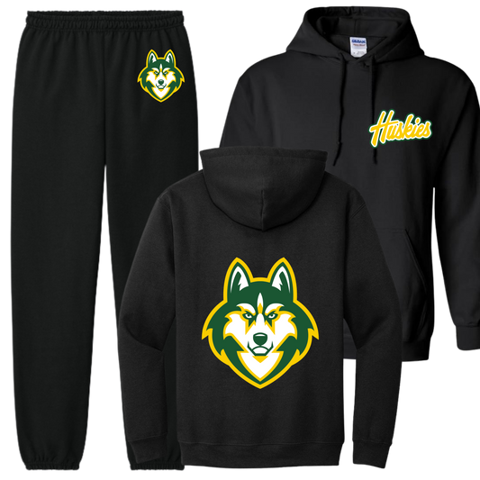 Huskies Collection: Black Sweatset