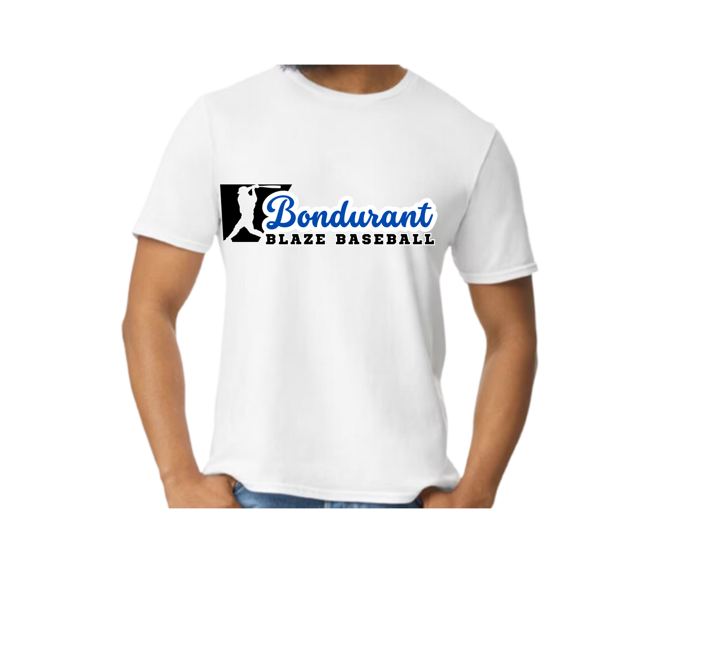 Bondurant Blaze Logo 2 T Shirt Youth-XL
