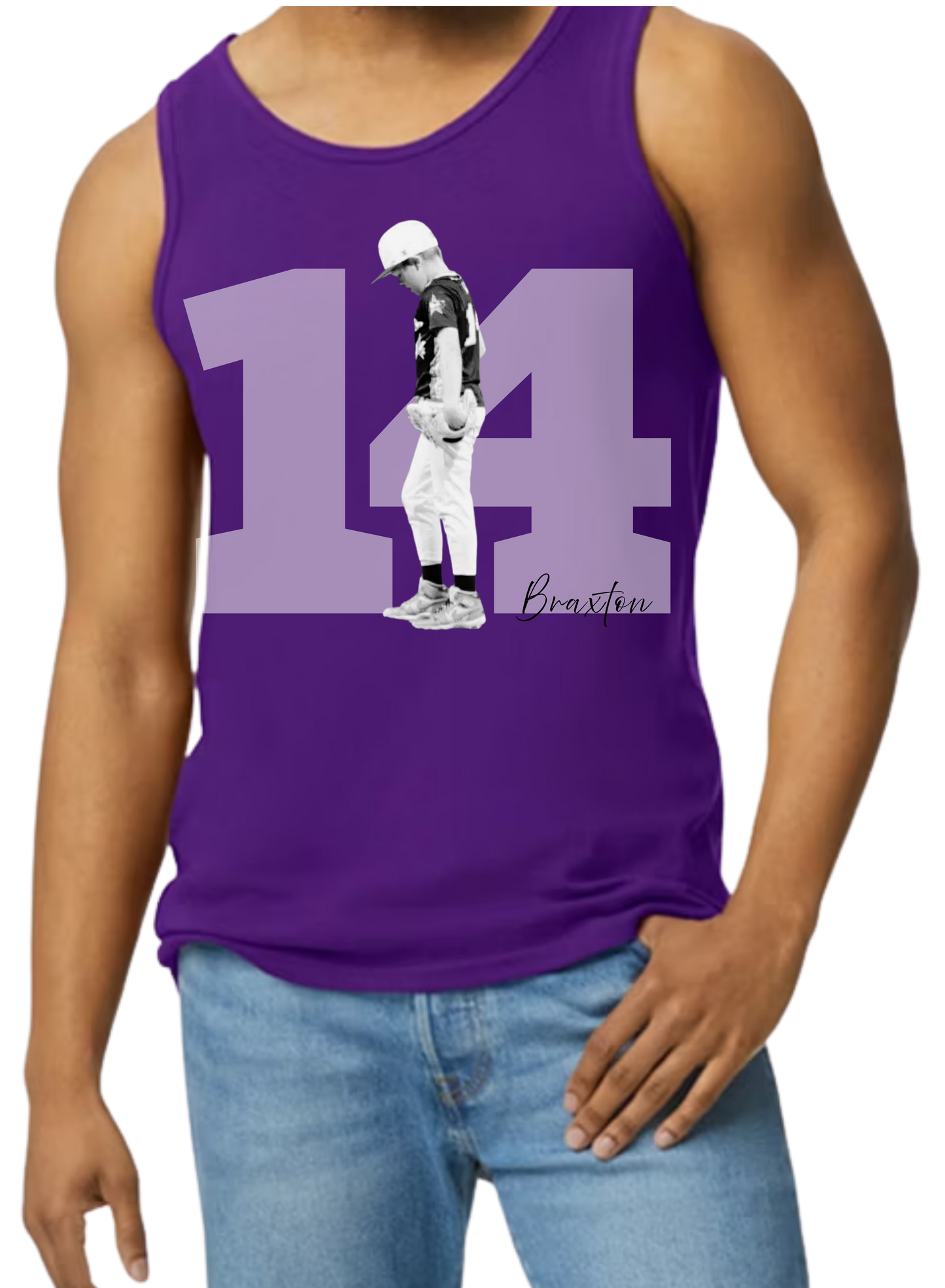 Tank Sports Picture with Number