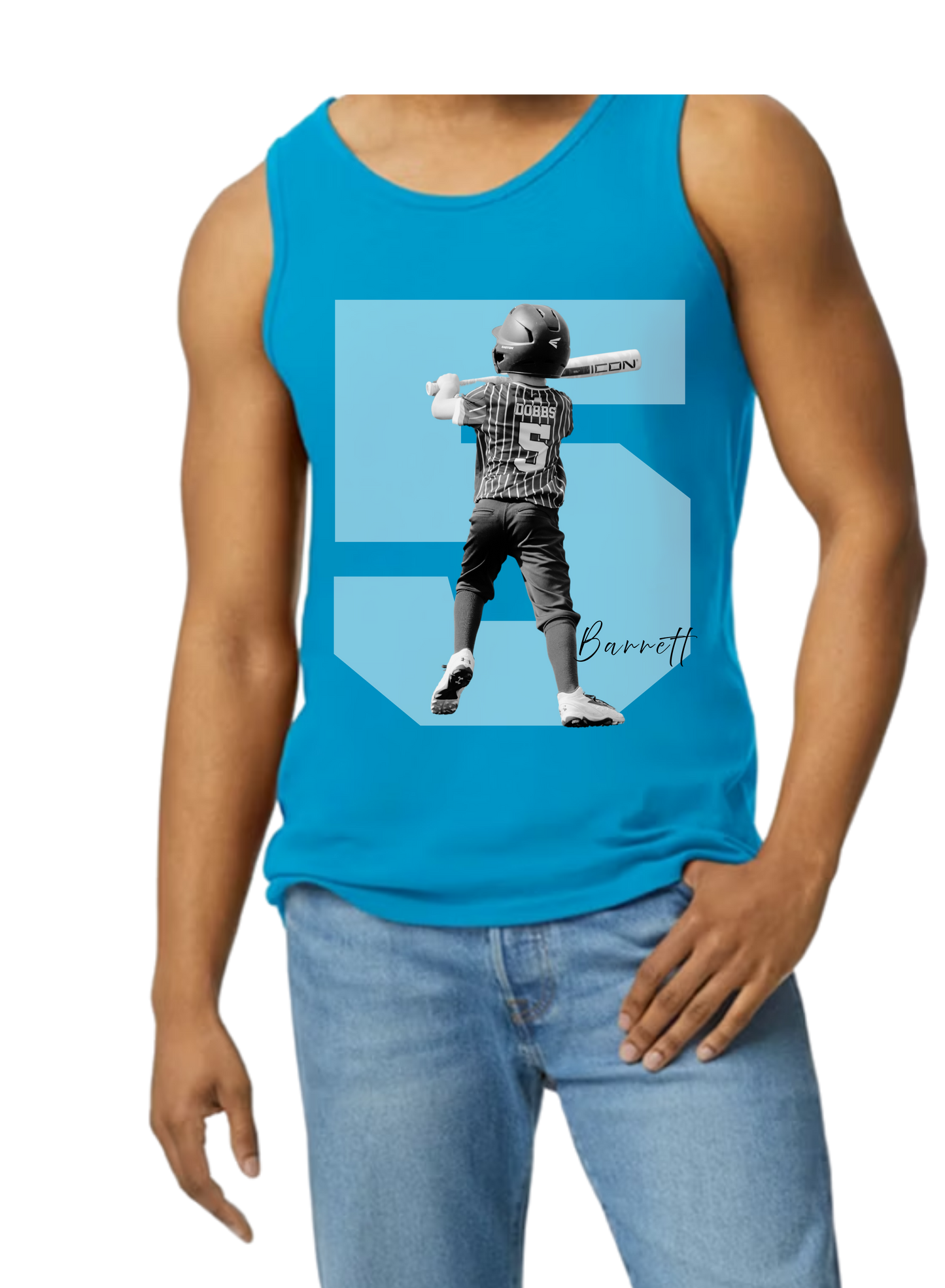 Tank Sports Picture with Number