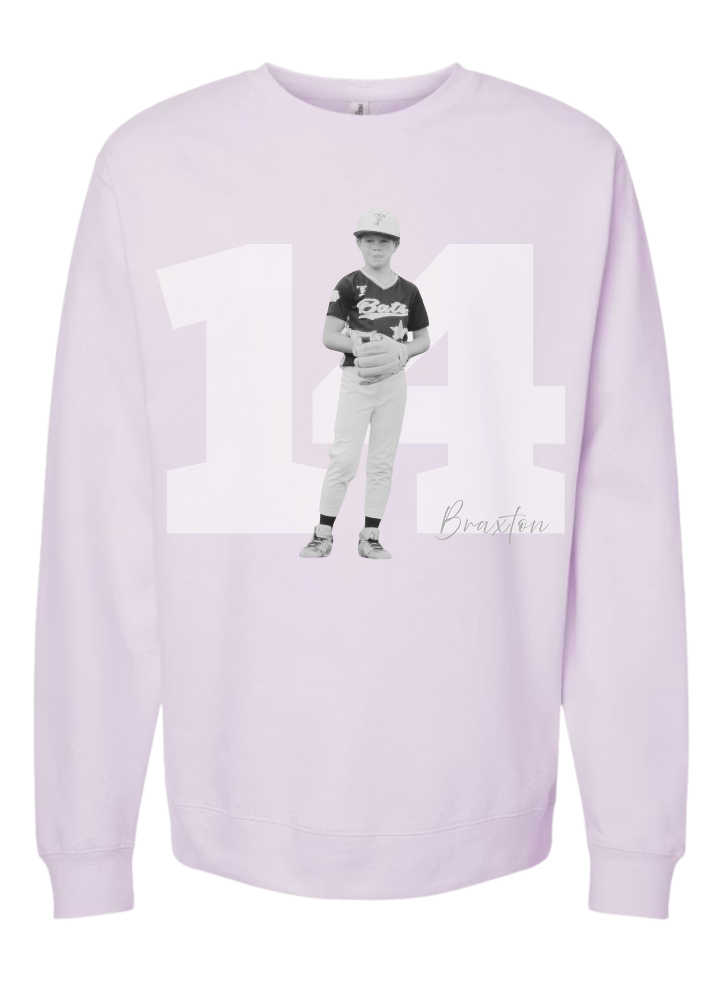 Sweatshirt Sports Picture with Number