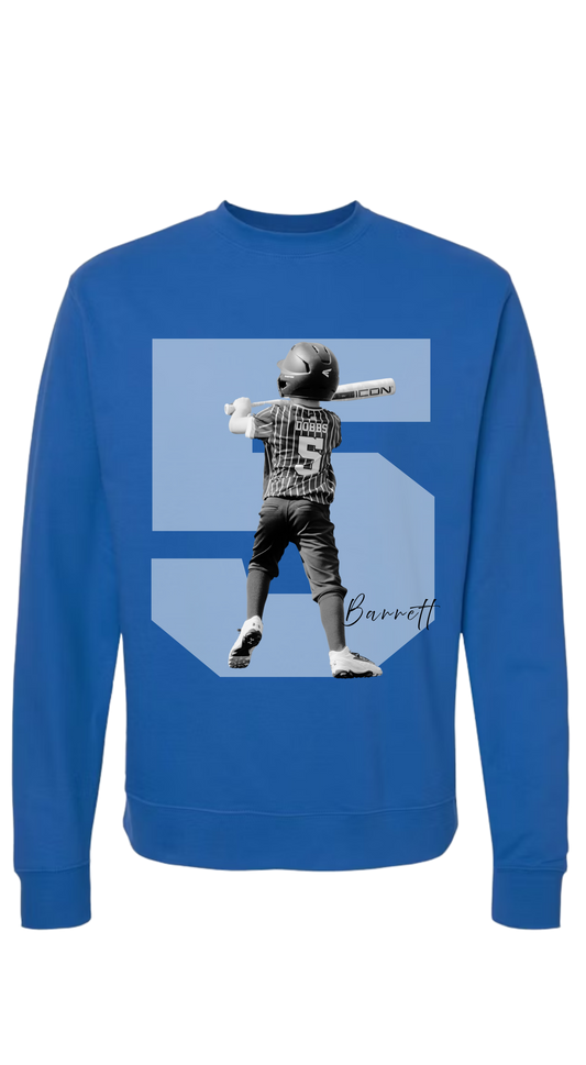 Sweatshirt Sports Picture with Number