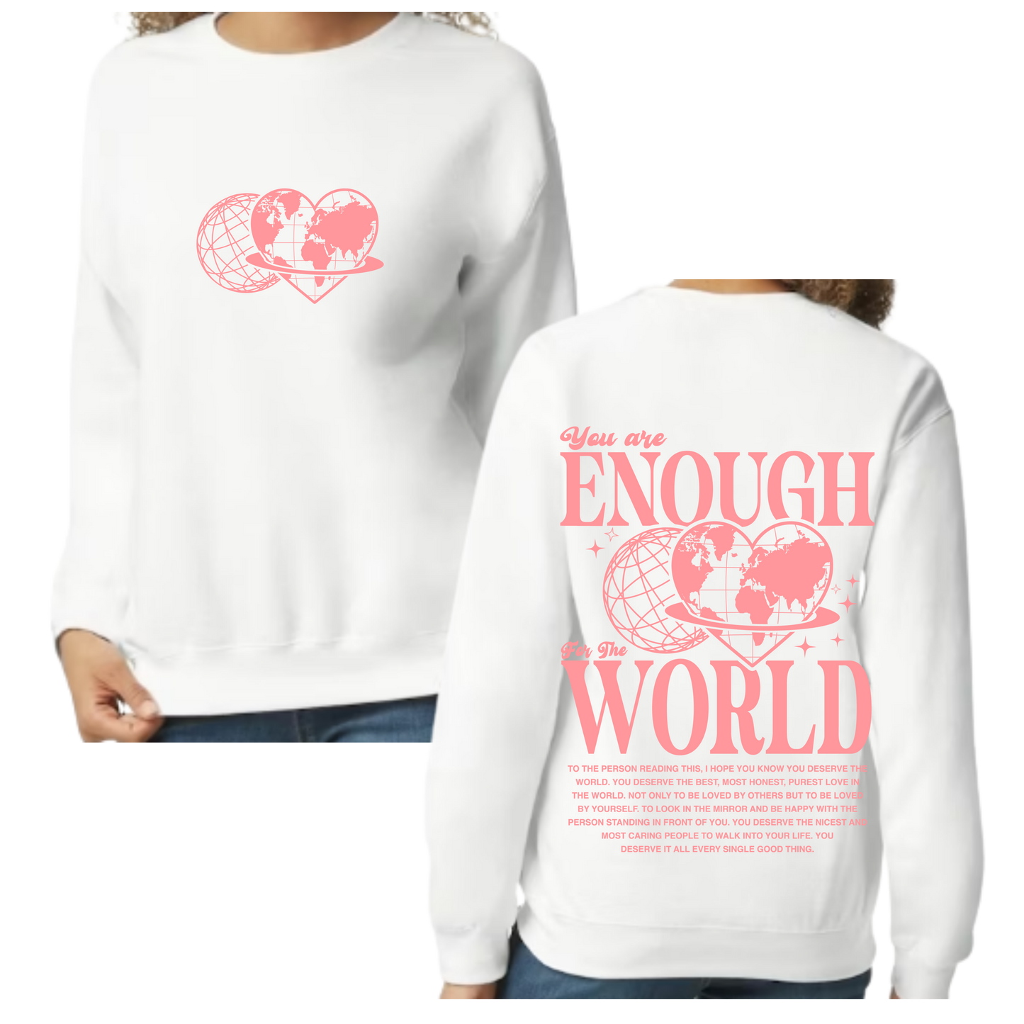 Finley's Collection: You are enough sweatshirt